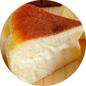 バスクチーズケーキ全解凍イメージ
